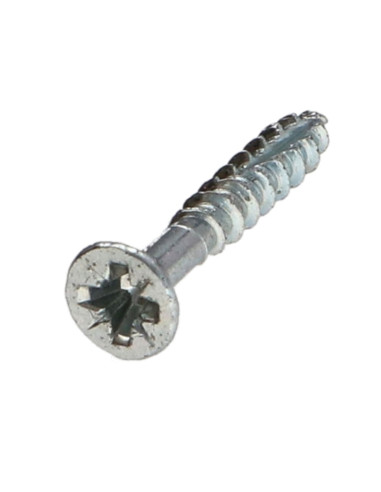 Parafusos de madeira e aglomerado TEKOR cabeça fresada dentado Pozi PZ6 3,5 x 35 cut ponto antifenda tipo 17 rosca