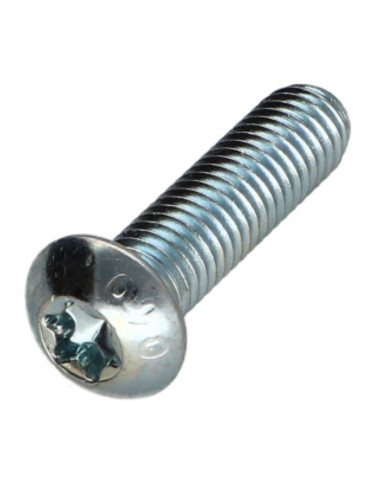Parafuso de metais cabeça panela TORX T25 M5X35 classe 10.9 Aço zinco branco
