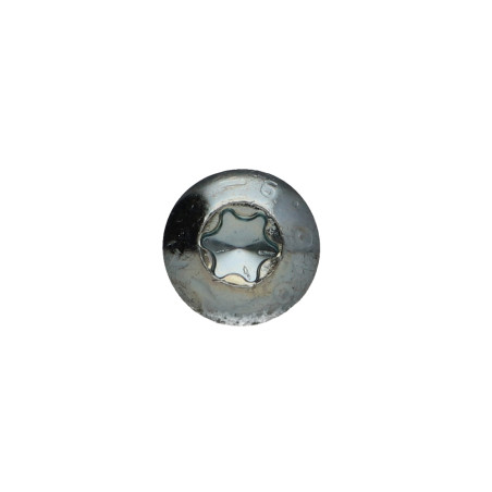 Parafuso de metais cabeça panela TORX T25 M5X35 classe 10.9 Aço zinco branco