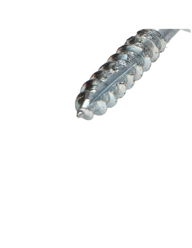 Parafusos de madeira e aglomerado TEKOR cabeça fresada dentado Pozi PZ6 4X25 cut ponto antifenda tipo 17 rosca total