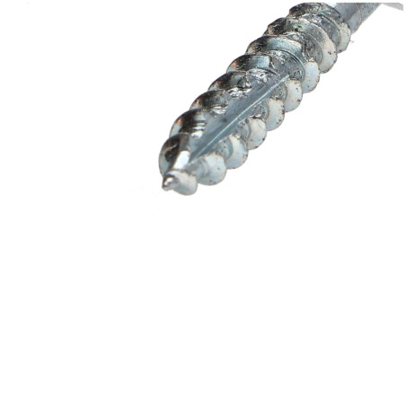 Parafusos de madeira e aglomerado TEKOR cabeça fresada dentado Pozi PZ6 4X25 cut ponto antifenda tipo 17 rosca total