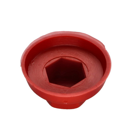 Capa cabeça hexagonal Polietileno RAL3003 Para parafusos autoperfurantes ou para chapa Ø 4,8-5,5