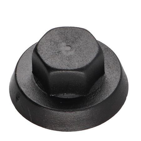 Capa cabeça hexagonal Polietileno RAL9005 preto escuro Para parafusos autoperfurantes ou para chapa Ø 4,8-5,5