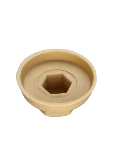 Capa cabeça hexagonal Polietileno RAL 1001 beje Para parafusos autoperfurantes ou para chapa Ø 4,8-5,5