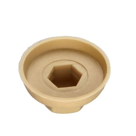 Capa cabeça hexagonal Polietileno RAL 1001 beje Para parafusos autoperfurantes ou para chapa Ø 4,8-5,5