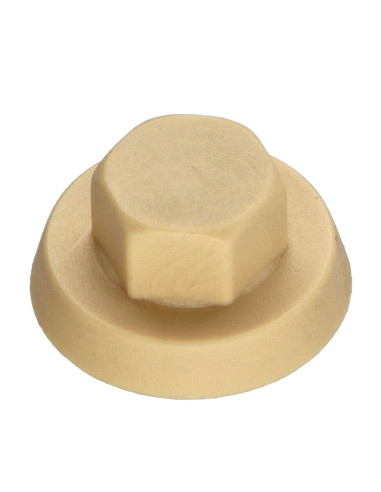 Capa cabeça hexagonal Polietileno RAL 1001 beje Para parafusos autoperfurantes ou para chapa Ø 6.3