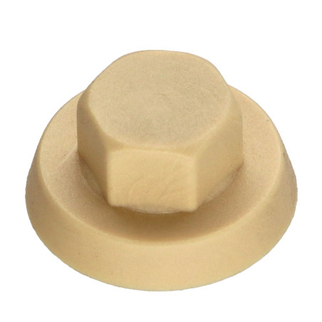 Capa cabeça hexagonal Polietileno RAL 1001 beje Para parafusos autoperfurantes ou para chapa Ø 6.3