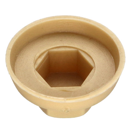 Capa cabeça hexagonal Polietileno RAL 1001 beje Para parafusos autoperfurantes ou para chapa Ø 6.3
