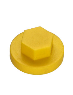 Capa cabeça hexagonal Polietileno RAL1021 Para parafusos autoperfurantes ou para chapa Ø 6.3