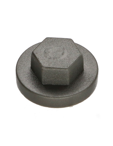 Capa cabeça hexagonal Polietileno RAL7022 cinzento terra Para parafusos autoperfurantes ou para chapa Ø 6.3
