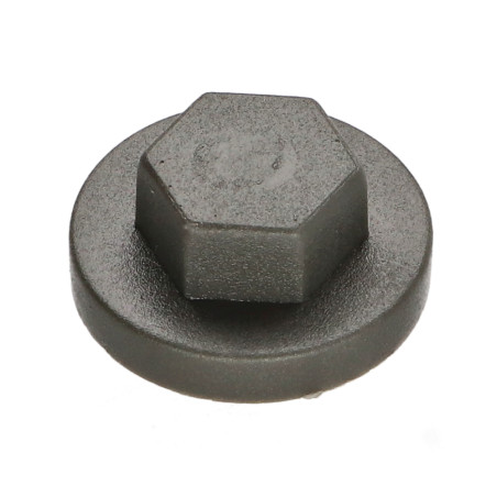 Capa cabeça hexagonal Polietileno RAL7022 cinzento terra Para parafusos autoperfurantes ou para chapa Ø 6.3