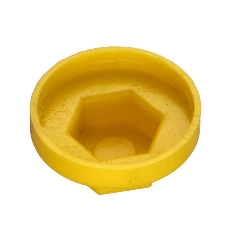 Capa cabeça hexagonal Polietileno RAL1021 Para parafusos autoperfurantes ou para chapa Ø 6.3