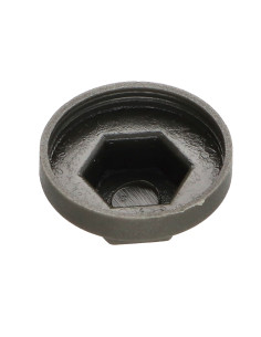 Capa cabeça hexagonal Polietileno RAL7022 cinzento terra Para parafusos autoperfurantes ou para chapa Ø 6.3 2