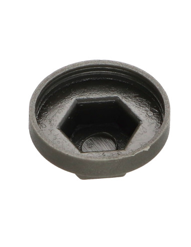 Capa cabeça hexagonal Polietileno RAL7022 cinzento terra Para parafusos autoperfurantes ou para chapa Ø 6.3