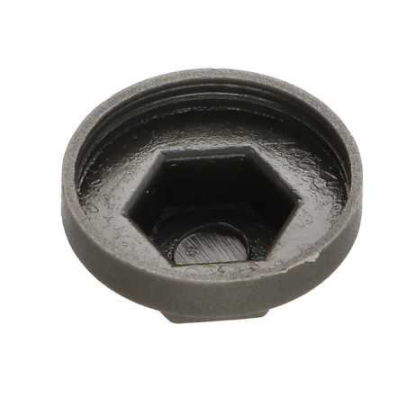 Capa cabeça hexagonal Polietileno RAL7022 cinzento terra Para parafusos autoperfurantes ou para chapa Ø 6.3