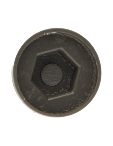 Capa cabeça hexagonal Polietileno RAL7022 cinzento terra Para parafusos autoperfurantes ou para chapa Ø 6.3
