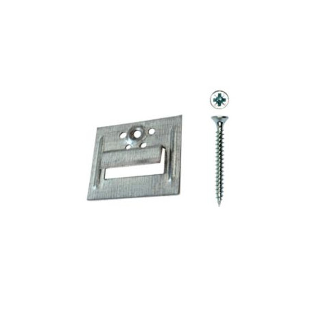 Clipes de painel nº 5 + Prego Aço zinco branco - Parafuso Express