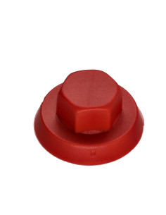 Capa cabeça hexagonal Polietileno RAL3003 Para parafusos autoperfurantes ou para chapa Ø 6.3