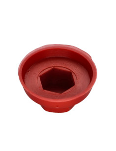 Capa cabeça hexagonal Polietileno RAL3003 Para parafusos autoperfurantes ou para chapa Ø 6.3 2
