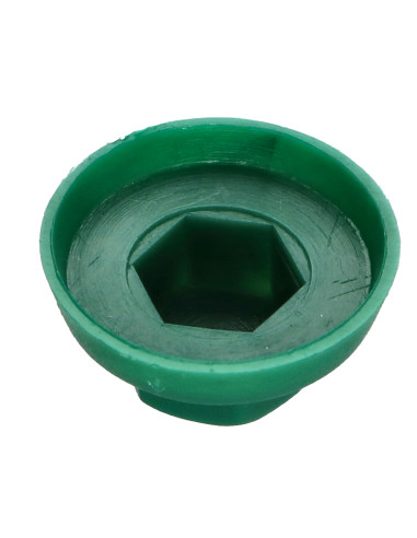Capa cabeça hexagonal Polietileno RAL6028 Para parafusos autoperfurantes ou para chapa Ø 4,8-5,5