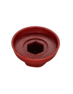 Capa cabeça hexagonal Polietileno RAL3011 vermelho acastanhado Para parafusos autoperfurantes ou para chapa Ø 6.3 2