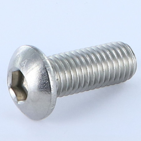 Parafuso de metais Parafuso de Cabeça Oca Sextavada M10X16 rosca total chave de 6 Aço inoxidável A4