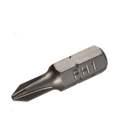 Ponteira Qualidade industrial 1/4" C6.3 Phillips 1 comprimento 25