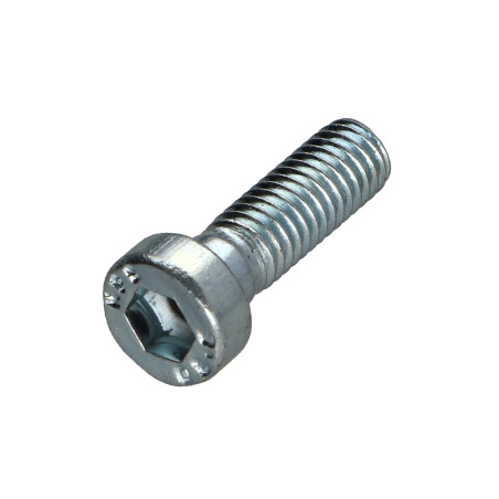 Parafuso de metais Parafuso cabeça oca sextavada BAIXO/BURACO chave de 5 M6X20 Classe 8.8 Aço zinco branco