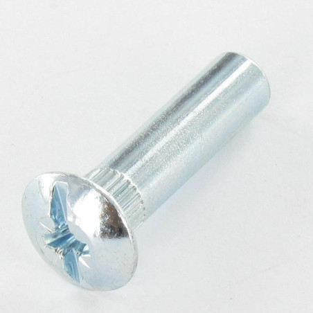 Porca rebitar Fenda Pozi 8X31 M6X15 Aço zinco branco