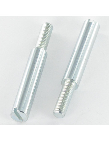 Parafuso de rebite cilíndrica sulcada M5X16 7X50 Aço zinco branco