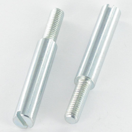 Parafuso de rebite cilíndrica sulcada M5X16 7X50 Aço zinco branco