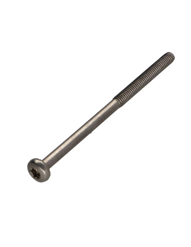 Parafuso de metais cabeça cilíndrica panela TORX T20 5X80 roscado sobre 40 Aço inoxidável A2
