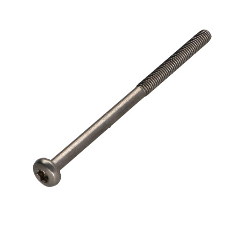 Parafuso de metais cabeça cilíndrica panela TORX T20 5X80 roscado sobre 40 Aço inoxidável A2