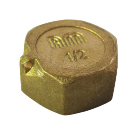 Plugue fêmea Figura 300 12x17 (3/8') Bronze - Parafuso Express