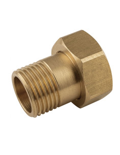 Conexão plana macho fêmea 15x21 (1/2") X 20x27 (3/4") Bronze