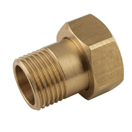 Conexão plana macho fêmea 15x21 (1/2") X 20x27 (3/4") Bronze