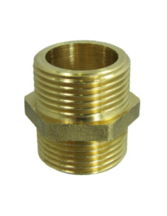 Niple junta plana FIGO 280 Masculino / Masculino reforçado 40x49 (1"1/2) Bronze