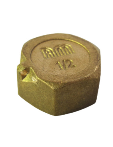 Plugue fêmea Figura 300 40x49 (1"1/2) Bronze - Parafuso Express