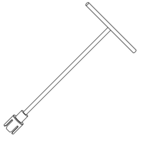Chave de fenda para fundação de terraço HAPAX ROCK