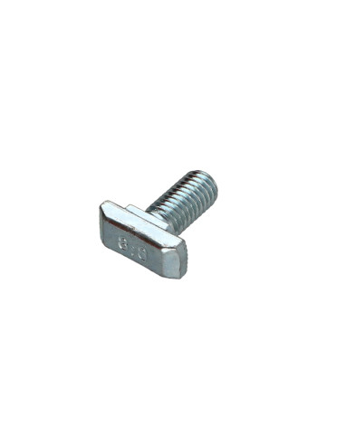 Parafuso de metais cabeça martelo M8/17 8,3 x 19 Classe 8.8 Aço zinco branco
