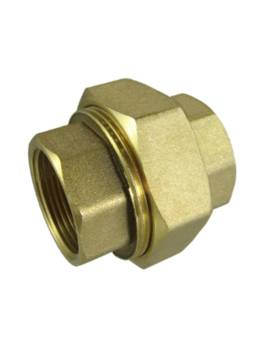 Conexão reta 33x42 (1"1/4) fêmea fêmea Bronze Figura 340