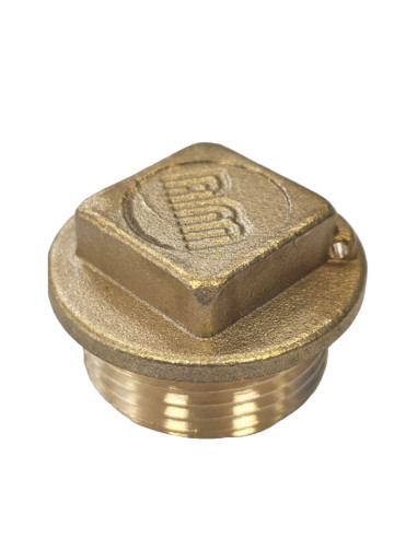 Plugue macho Figura 290 50x60 (2") cabeça quadrada Bronze