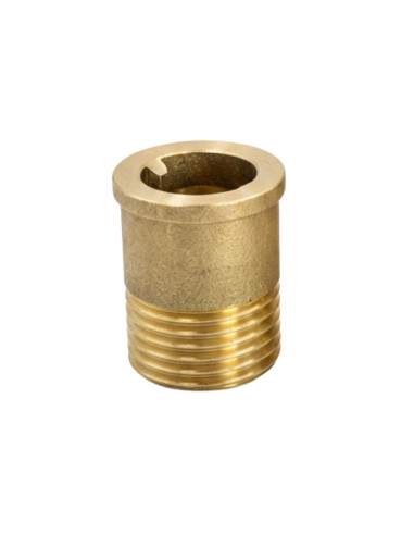 Raccordo dritto piatto 20x27 (3/4") macho fêmea Bronze Figura 341