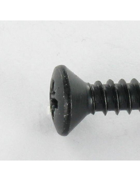 Parafuso de chapa cabeça fresada de panela Pozi 4,8X16 Aço zinco preto