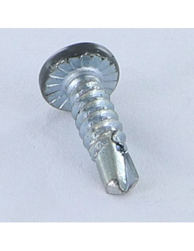 Autoperfurante cabeça cilíndrica panela phillips 4,2 x 16 Aço zinco branco LAQ 7043