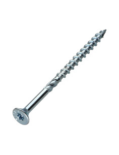 Parafuso de moldura TEKOR cabeça fresada dentado TORX T40 10X100 roscado sobre 60 cut ponto antifenda tipo 17 Aço