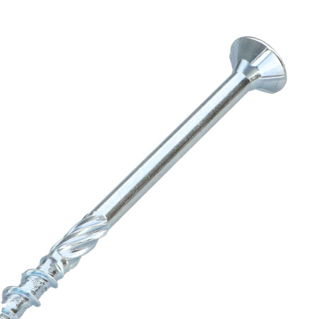 Parafuso de moldura TEKOR cabeça fresada dentado TORX T40 10X140 roscado sobre 80 cut ponto antifenda tipo 17 Aço