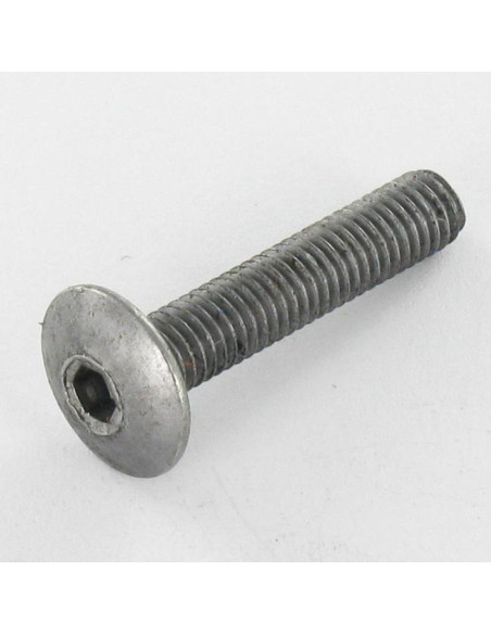 PARAFUSO cabeça de cogumelo M6X75 chave de 4 Aço bruto
