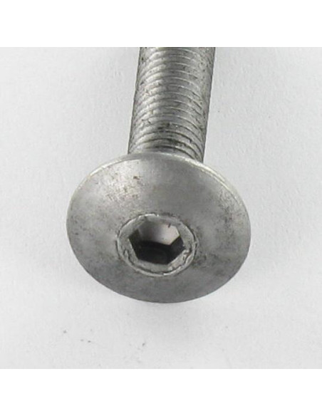 PARAFUSO cabeça de cogumelo M6X75 chave de 4 Aço bruto