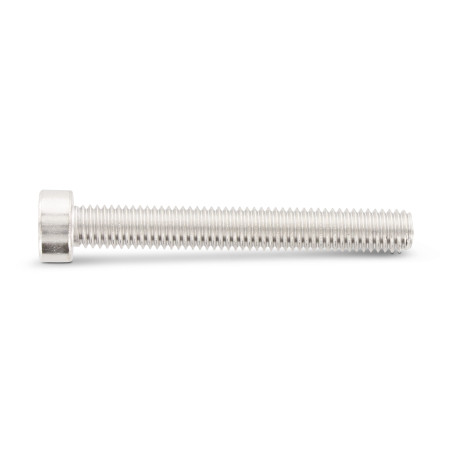 Parafuso de metais cabeça cilíndrica baixa TORX T45 M8X60 rosca total Aço inoxidável A2